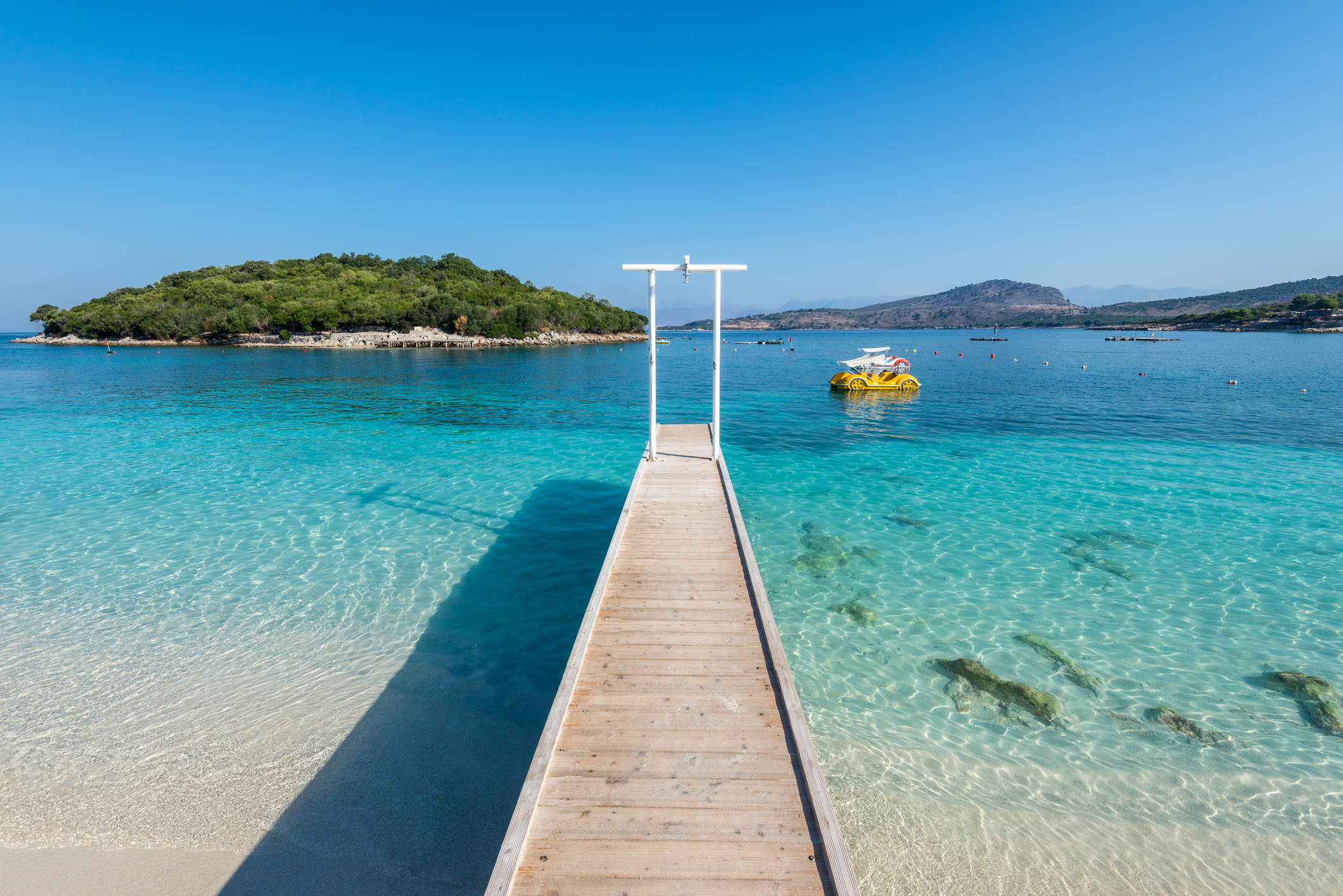 Ksamil beach in Albania